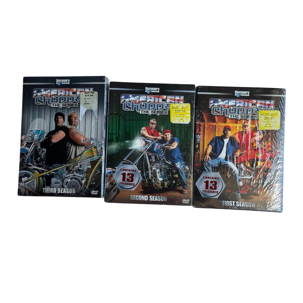 American Chopper DVD Seasons 1 2 3 New Sealed Bundle Motorcyle Show